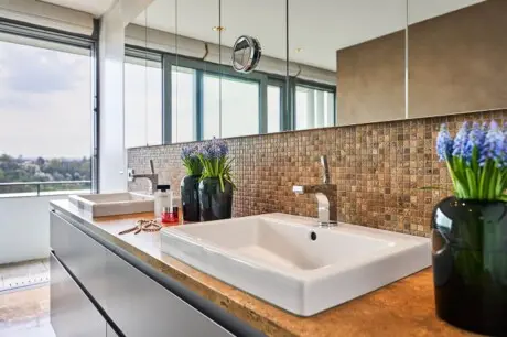 Sanitärausstattung der Luxusvilla in Stuttgart